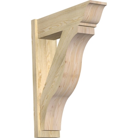 Ekena Millwork Funston Rough Sawn Traditional Outlooker, Douglas Fir, 8"W x 28"D x 36"H OUT08X28X36FST01RDF